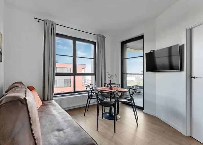 Doki Living & Foodhall Z Widokiem Na Marine Cesarska アパート グダニスク