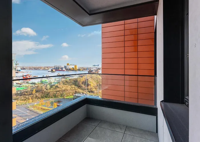 Doki Living & Foodhall Z Widokiem Na Marine Cesarska 아파트 그단스크